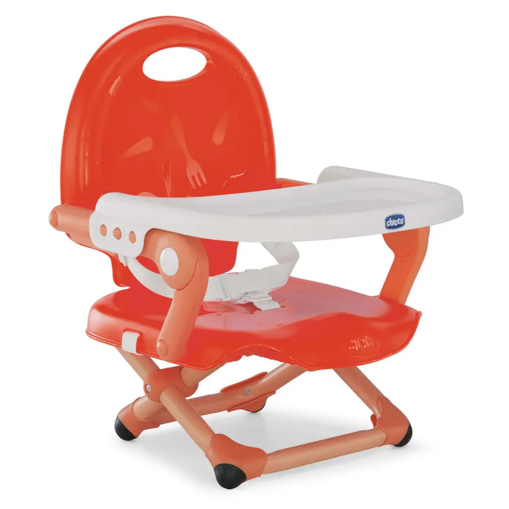 Chicco Pocket Snack Booster Seat Poppy Red 1