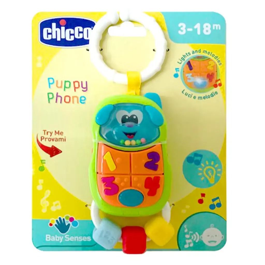 Chicco Puppy Phone Plastic Rattle 1