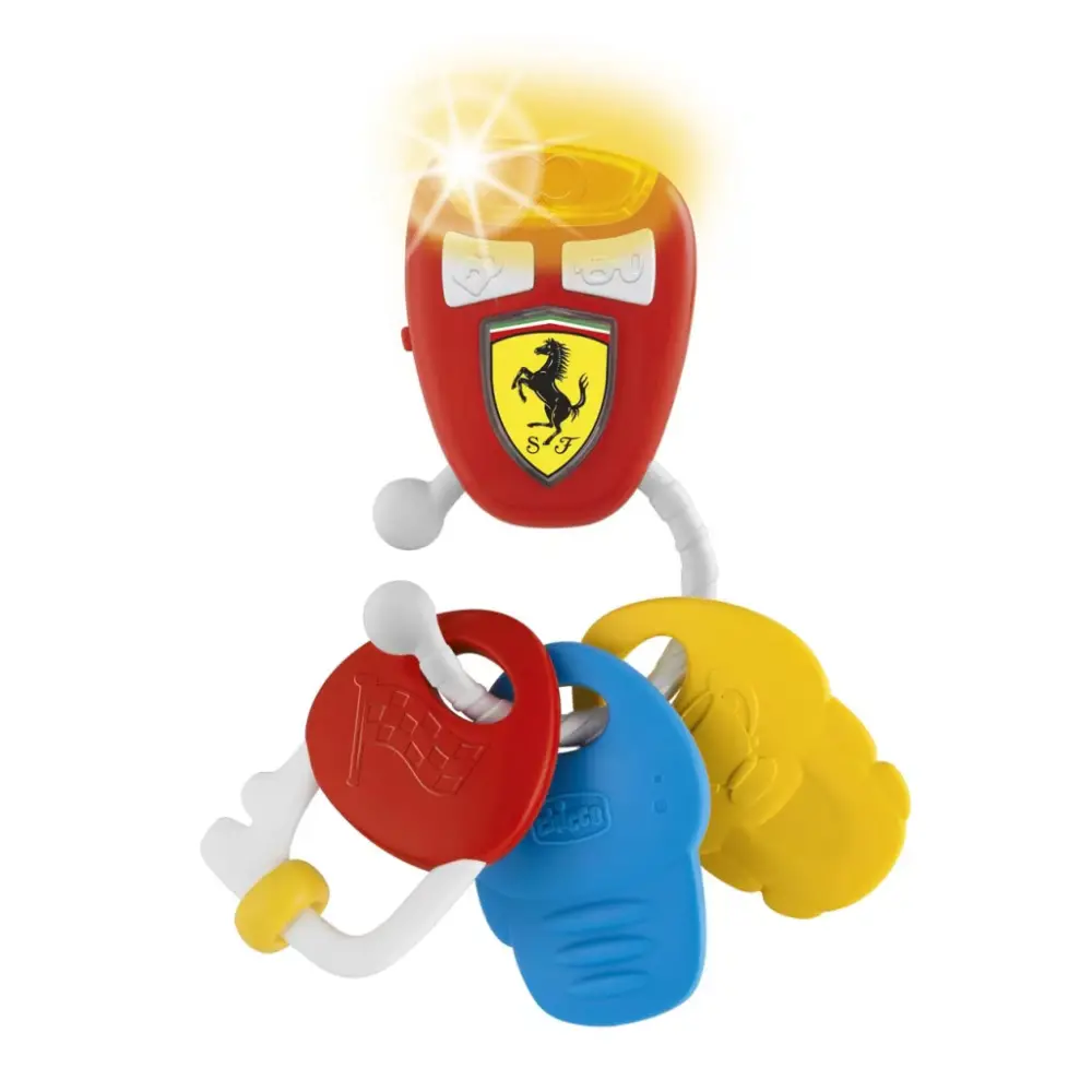 Chicco Toy Ferrari Electronic Keys Plastic Rattle 1