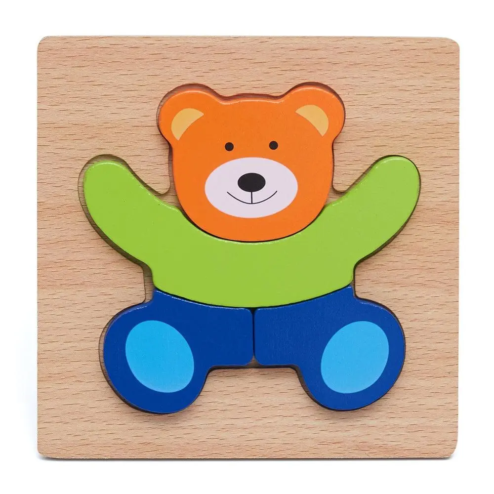 Colourful Five Piece Bear Puzzle 1