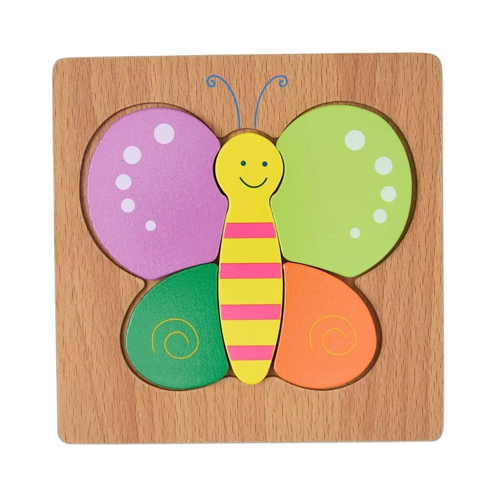 Colourful Five Piece Butterfly Puzzle 1