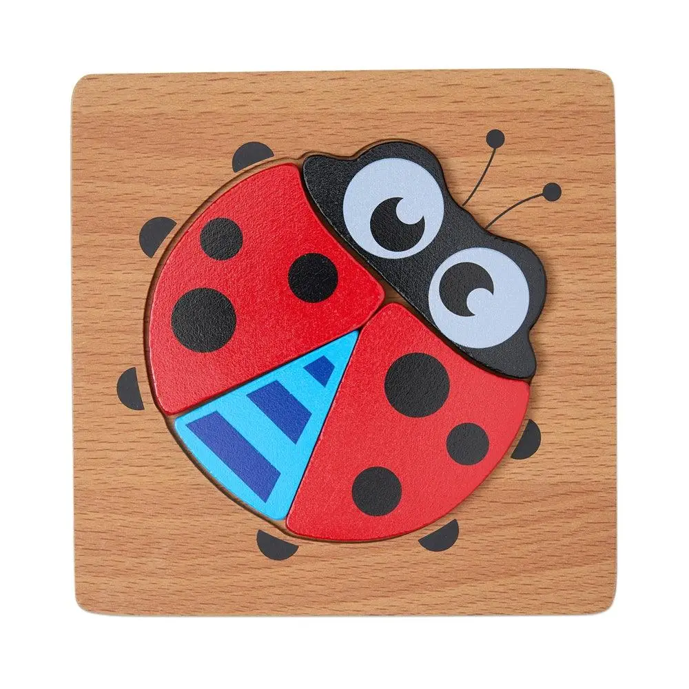 Colourful Four Piece Beetle Puzzle 1