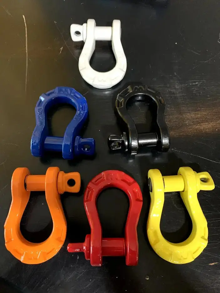 Custom Colored - 1/2 Inch Epic D-Ring Shackle - 5,500 Lb 1