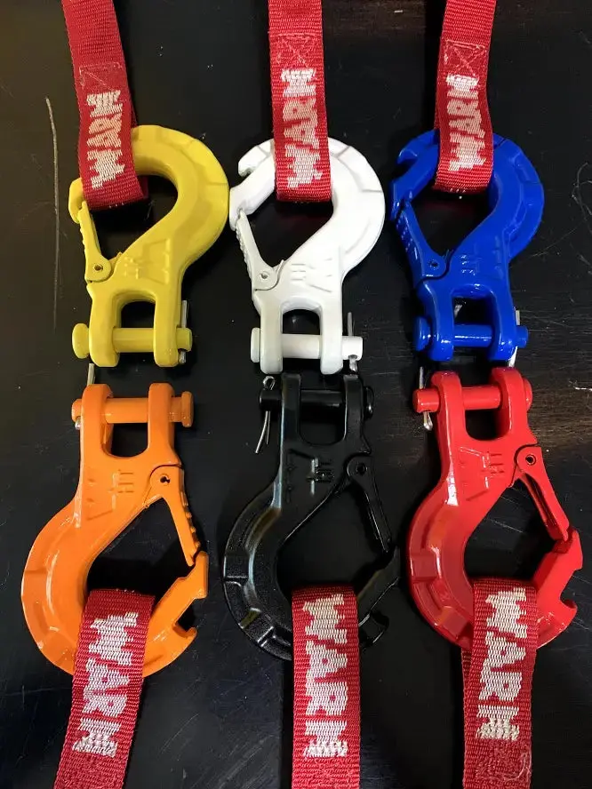 Custom Colored Warn 1/2" Epic Winch Hook 1