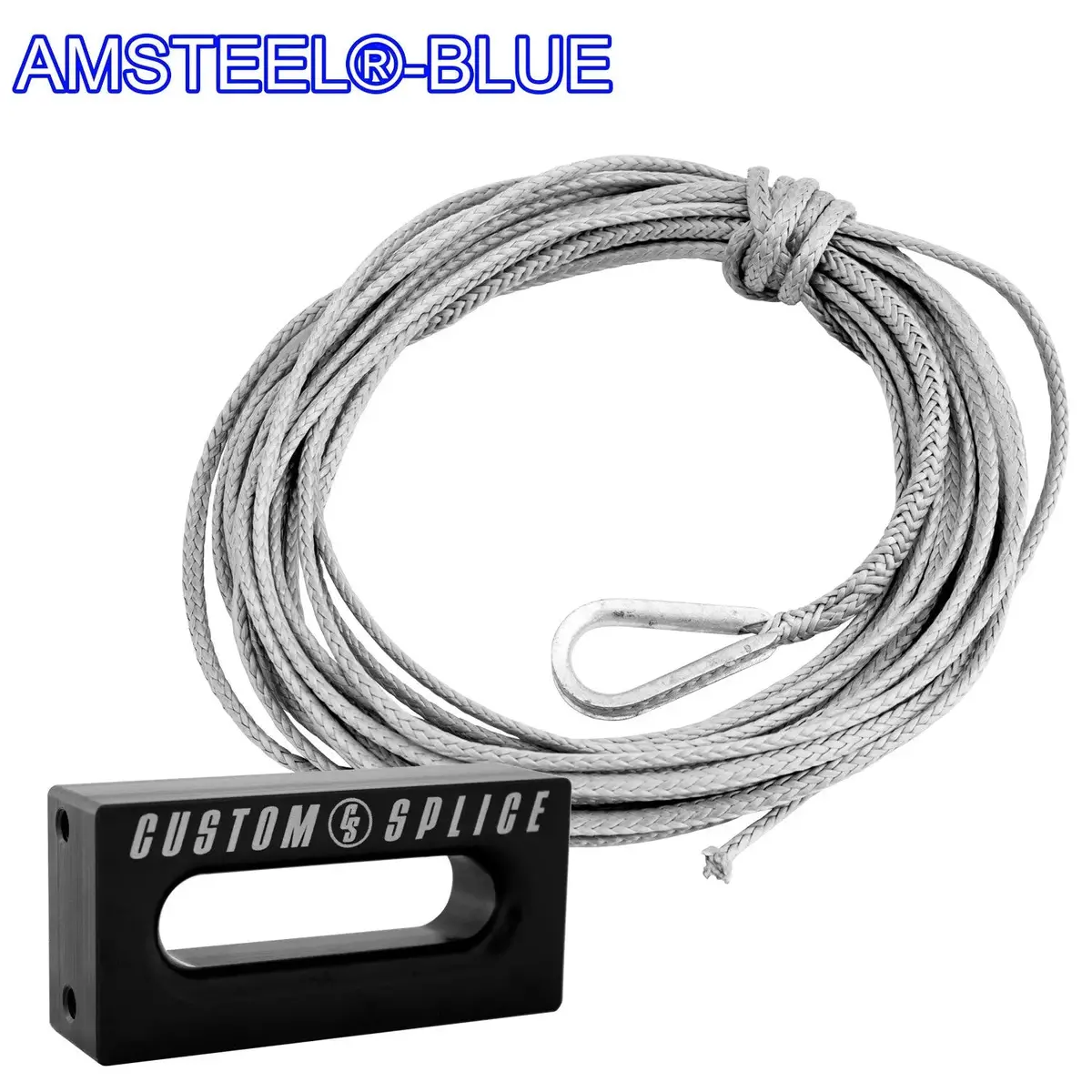 Custom Splice Warn Drill Synthetic Winch Rope Conversion Kit 1