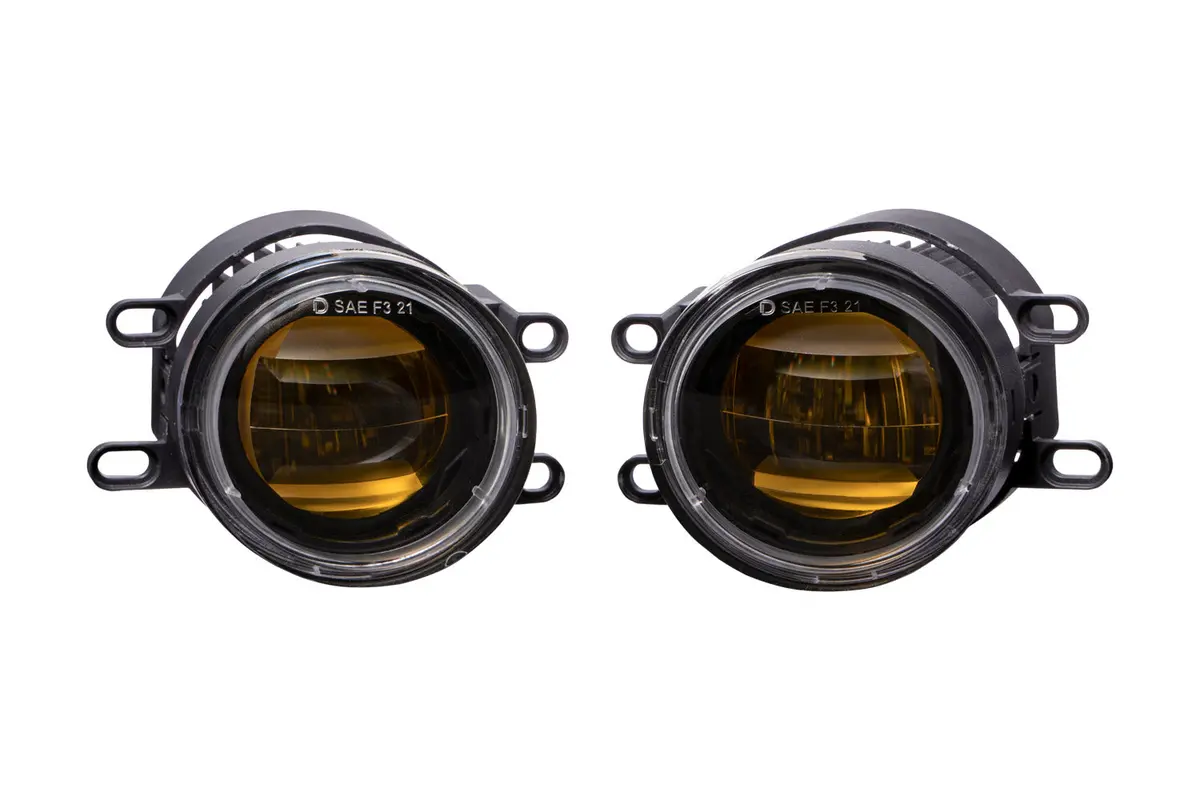 2013-2021 2Nd/3Rd Gen Tacoma Elite Series Fog Lamps Pair Yellow 3000K 1