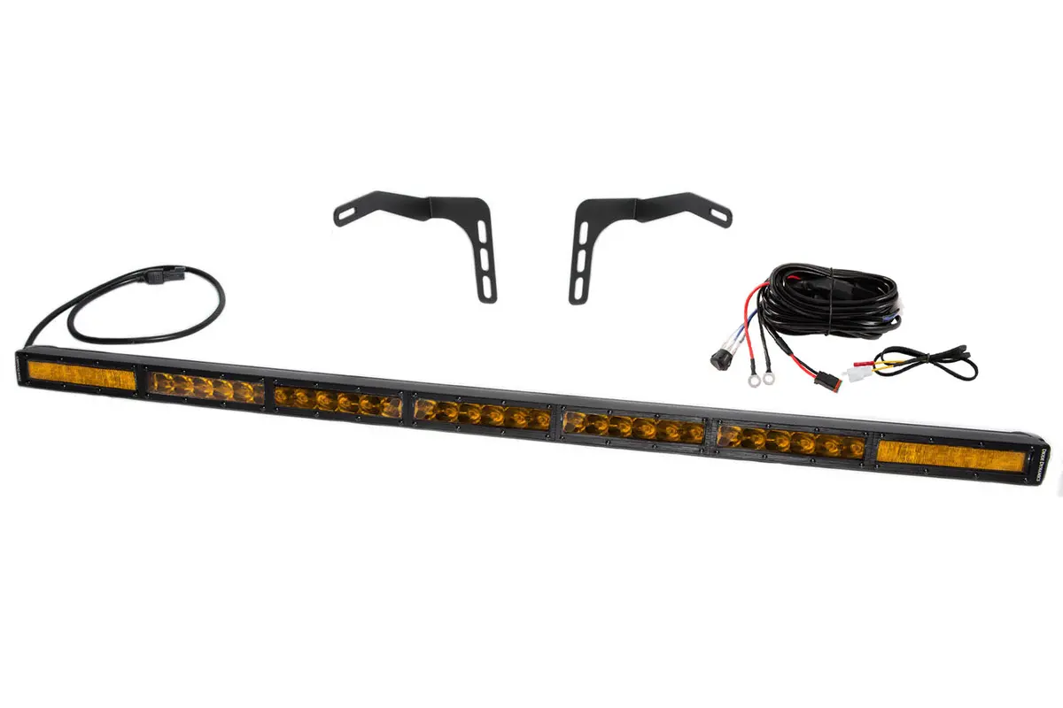2014-2021 2Nd Gen Tundra Ss42 Stealth Lightbar Kit, Amber Combo 1