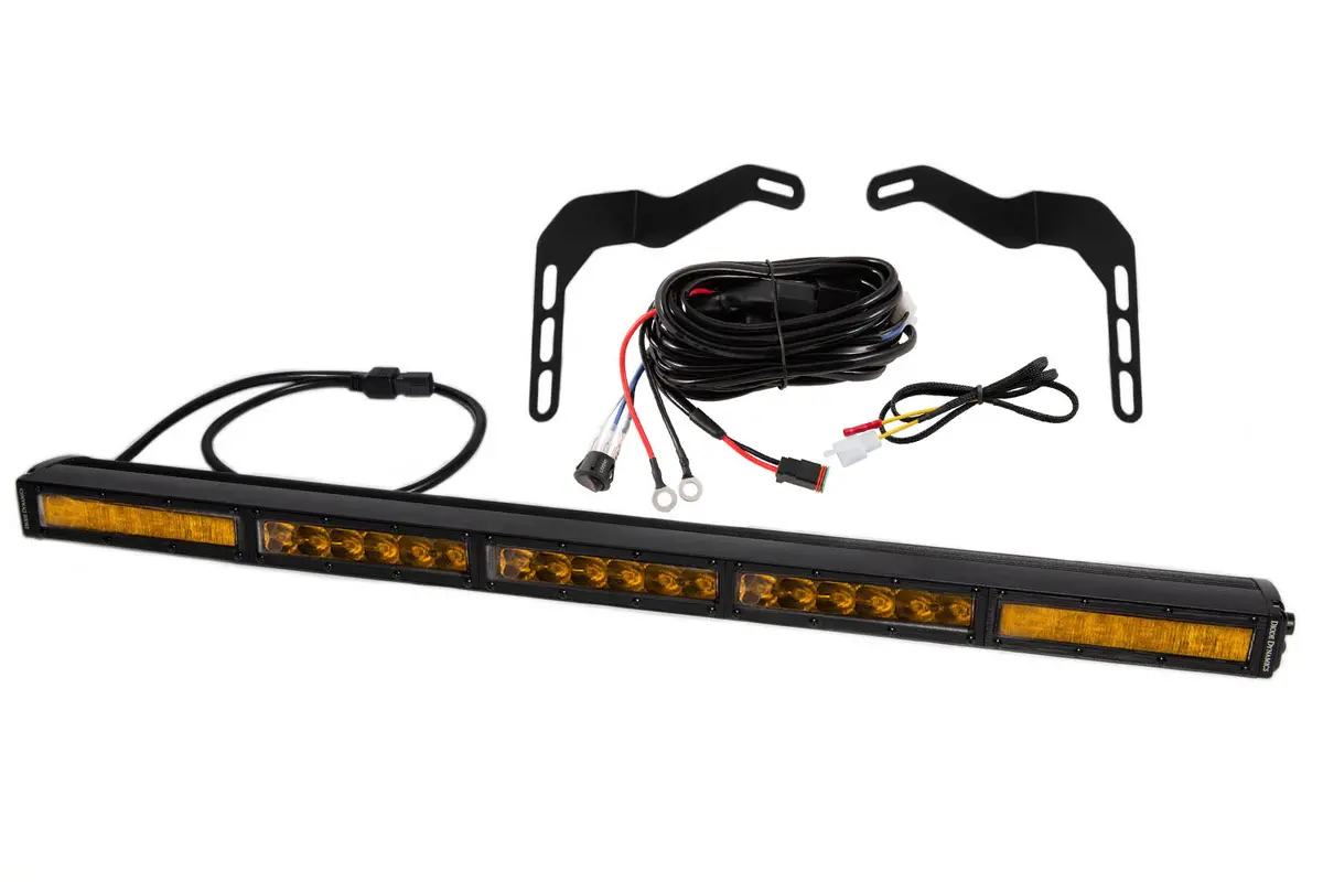2014-2021 2Nd Gen Tundra Ss30 Stealth Lightbar Kit, Amber Combo 1