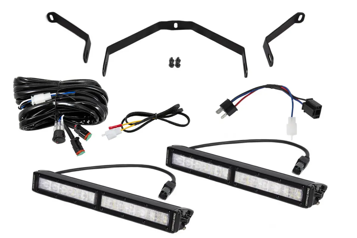 2014-2021 2Nd Gen Tundra Ss12 Driving Light Kit, White Wide 1
