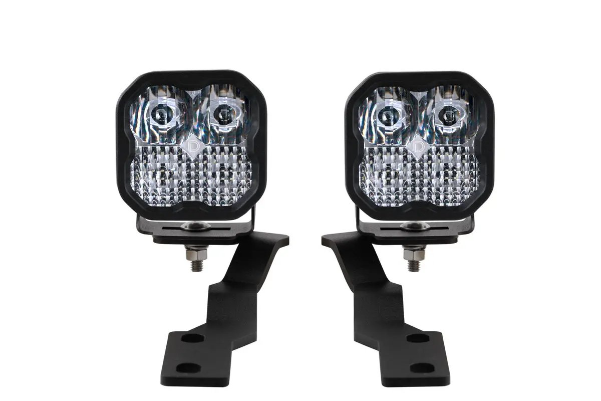 2016-2021 3Rd Gen Tacoma Ss3 Led Ditch Light Kit, Pro White Combo 1