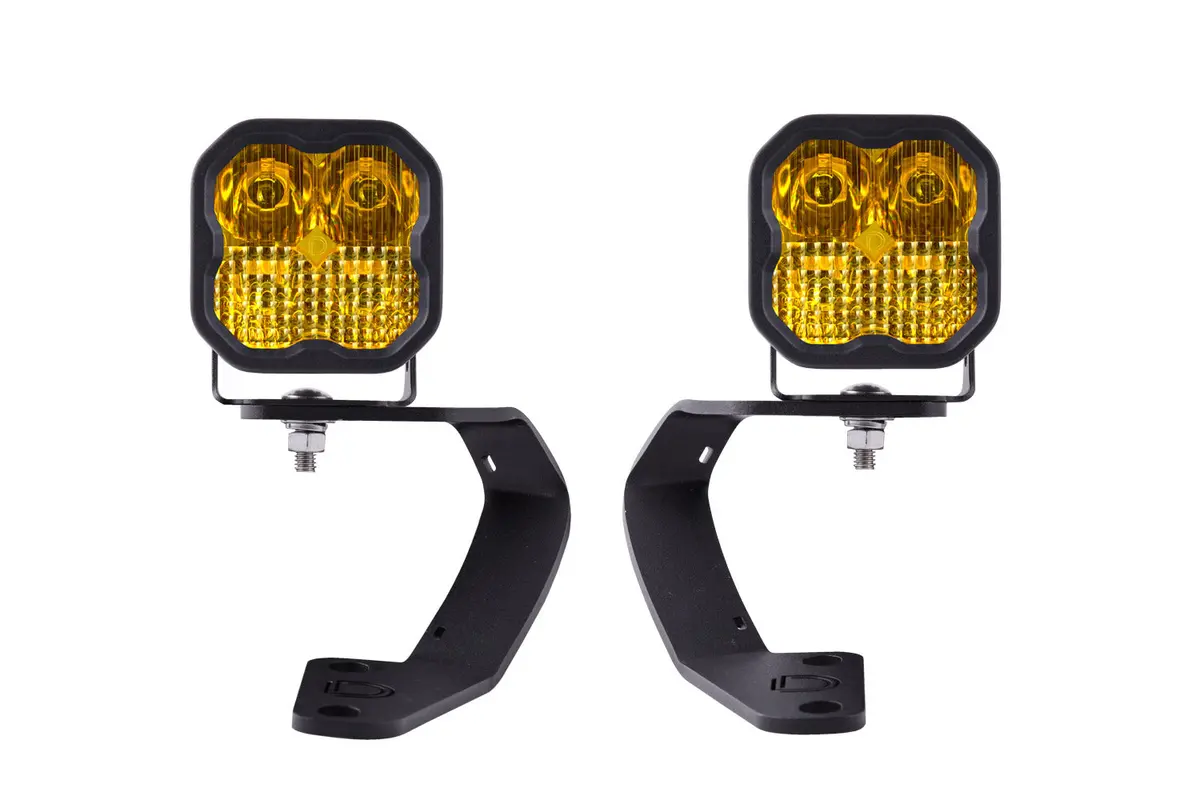 2010-2024 5Th Gen 4Runner Ss3 Led Ditch Light Kit Sport Yellow Combo 1