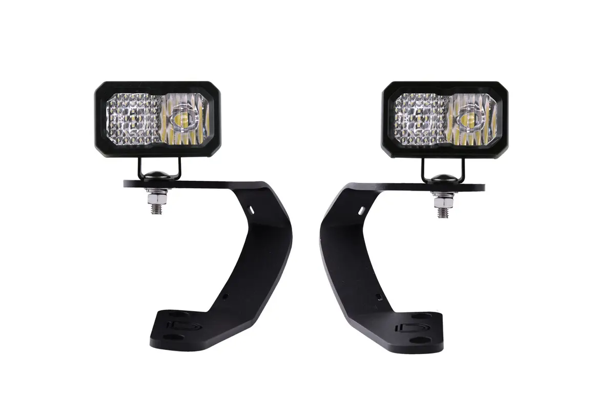 2010-2024 5Th Gen 4Runner Stage Series 2In Led Ditch Light Kit Pro White Combo 1