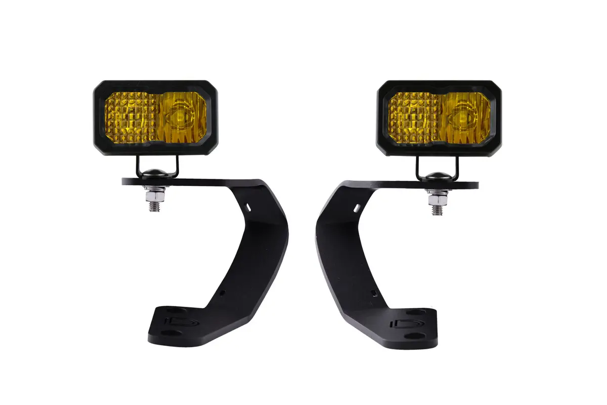 2010-2024 5Th Gen 4Runner Stage Series 2In Led Ditch Light Kit Pro Yellow Combo 1