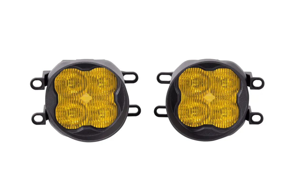 2014-2021 2Nd Gen Tundra Ss3 Led Fog Light Kit Yellow Sae Fog Sport W/ Backlight 1