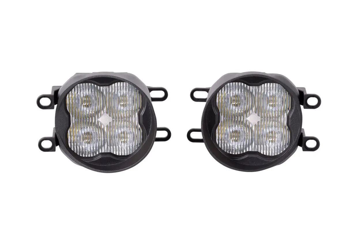2014-2021 2Nd Gen Tundra Ss3 Led Fog Light Kit White Sae Fog Pro W/ Backlight 1