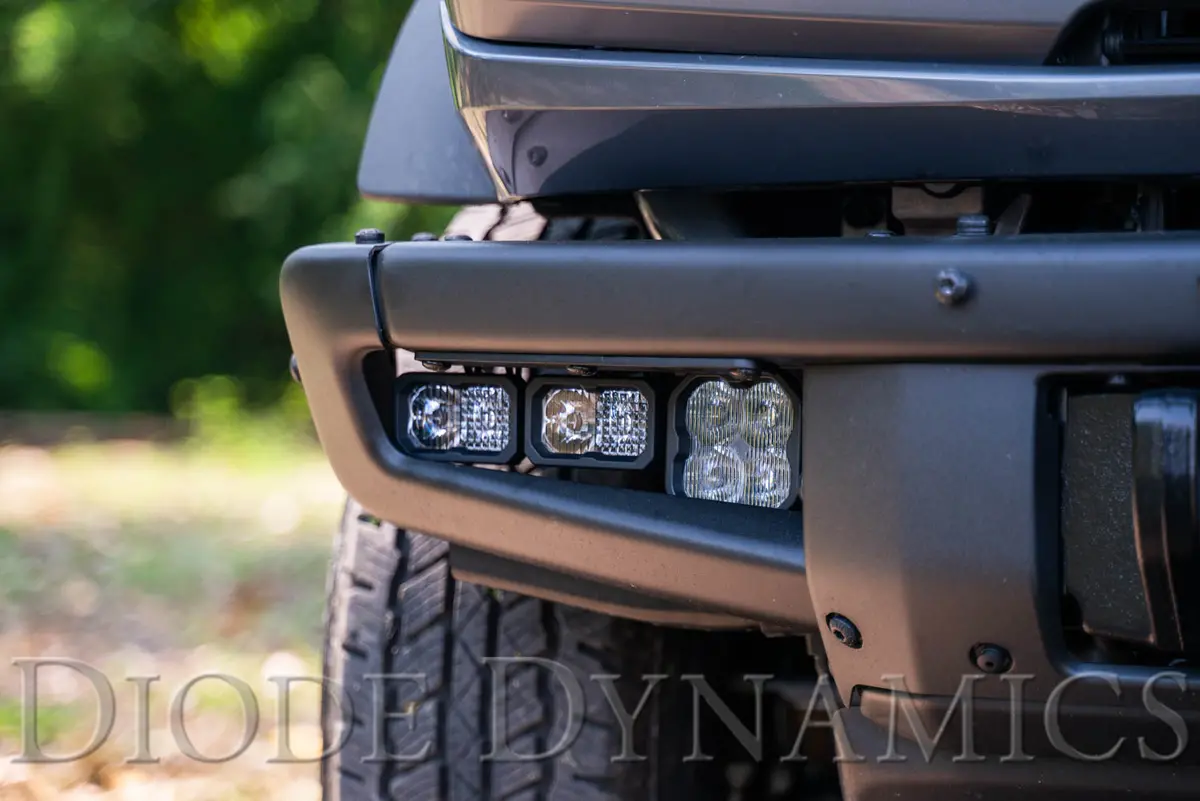 2021+ 6Th Gen Bronco Stage Series Fog Pocket Kit, Yellow Pro 1