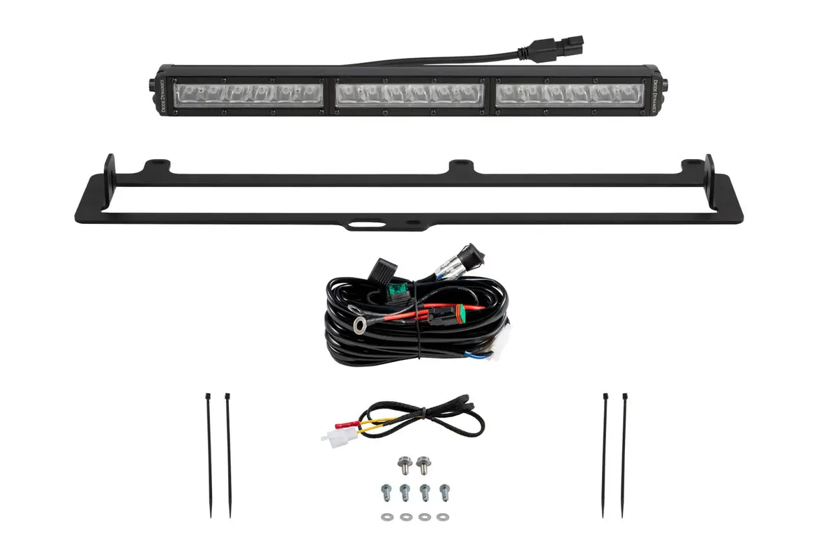 2022+ 3Rd Gen Tundra Trd Pro Diode Dymanics Grille Light Bar Kit White Driving 1