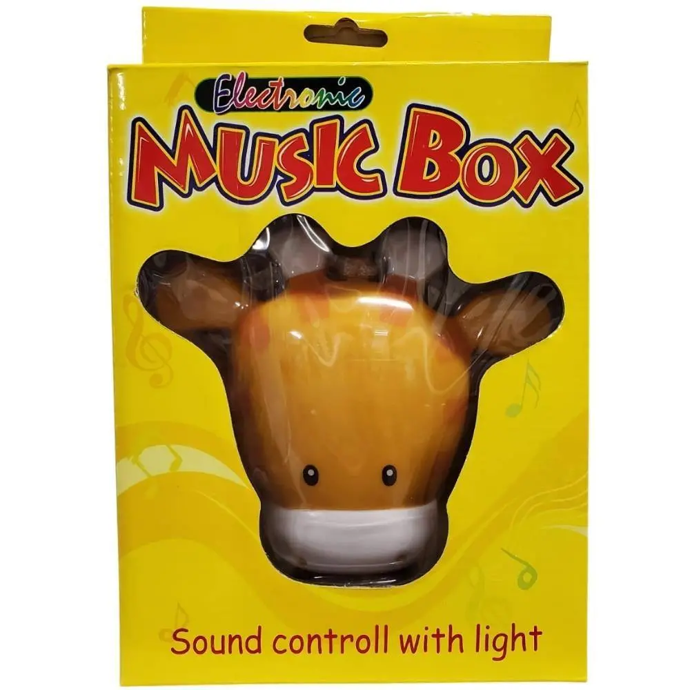Aussie Baby Nursery Sound Soother Music Box Night Light - Giraffe 1