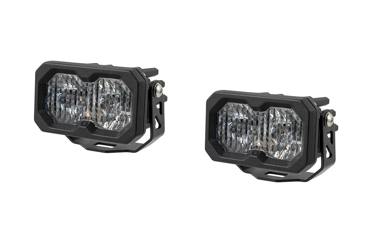 Diode Dynamics C2 2.0 Sae/Dot White Max Led Pod (Pair) For Tacoma 1