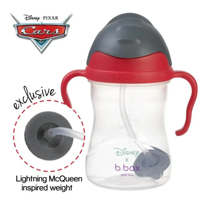 B.Box X Disney Sippy Cup 240Ml - Lightning Mcqueen 1