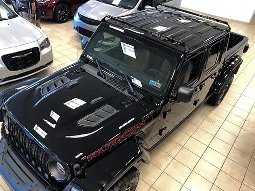 Exposed Racks 9755 Black No Drill Roof Rack For Hard Top Jeep Jl/Jt/Jlu 1
