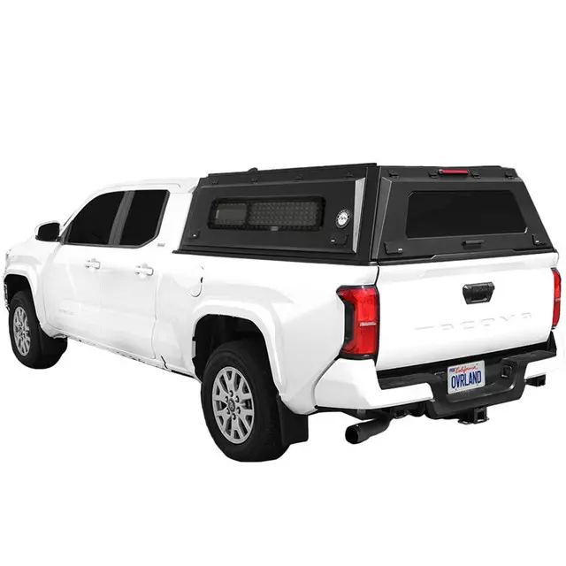 Ovs Expedition Pro+ Truck Cap W/ Full Windows, Wing Doors, And 3Rd Brake Light 1