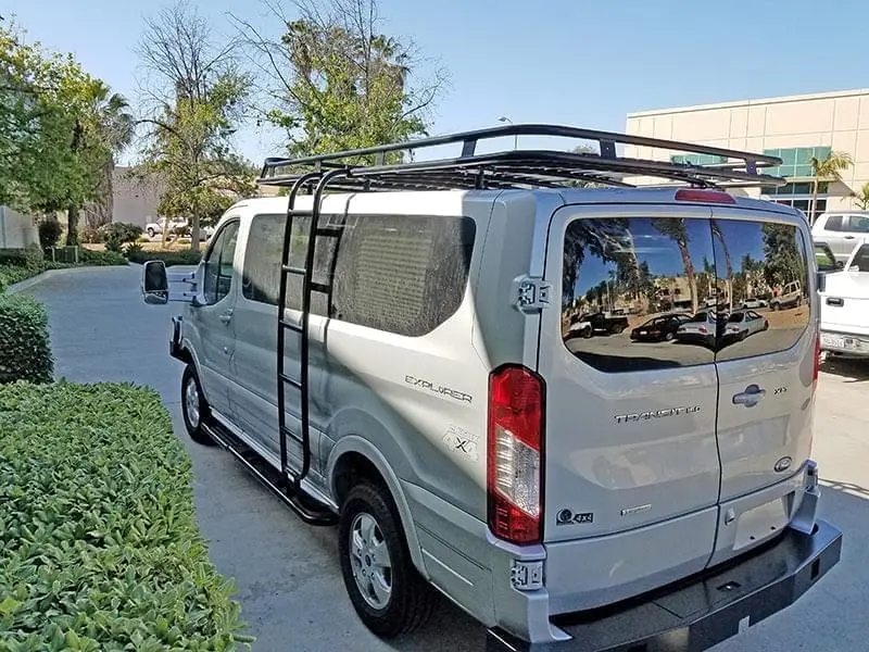 Aluminess 130" Low Roof Rack For Ford Transit 2015+ 1