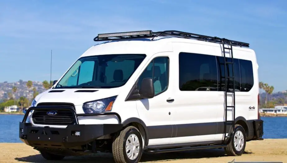Aluminess Aluminum Driver Side Ladder For Ford Transit 2015+ 1