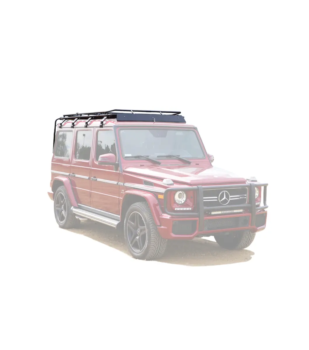 Gobi Stealth Roof Rack For Mercedes G-Wagon W/ Multi-Light Setup 1