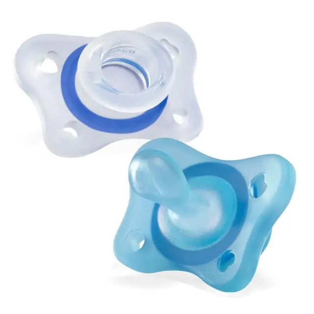 Chicco Physioforma Mini Soft Soother 2-Pack – Blue (2–6M) 1