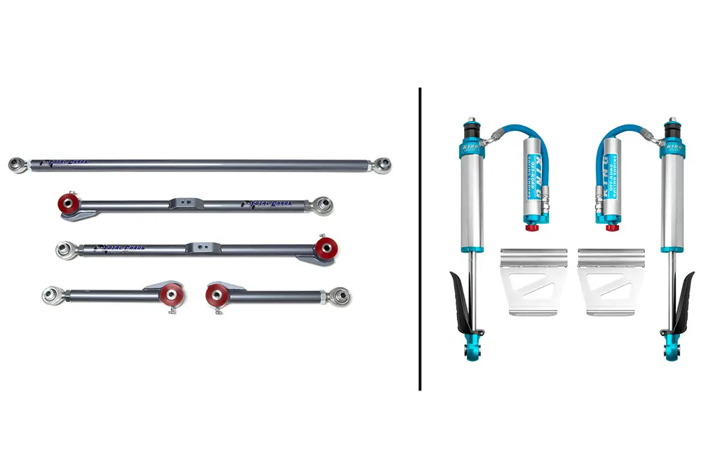 2010-2023 Gx460 Adjustable Rear Link King 2.5-Inch Shock Package 1