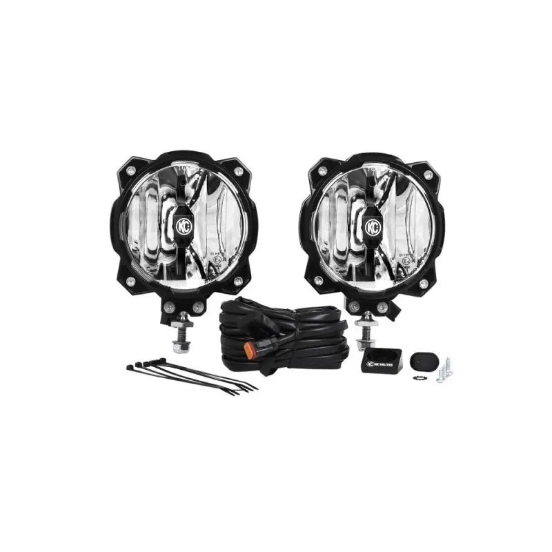 Kc Hilites 6" Gravity Led Pro6 Single Pair Pack System 1