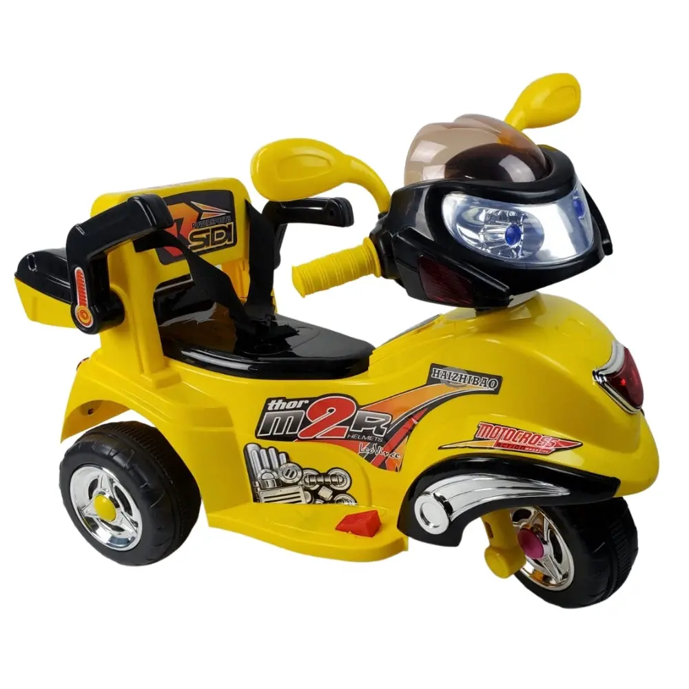 Toddler 6V Electric Ride On Bike - Yellow 1