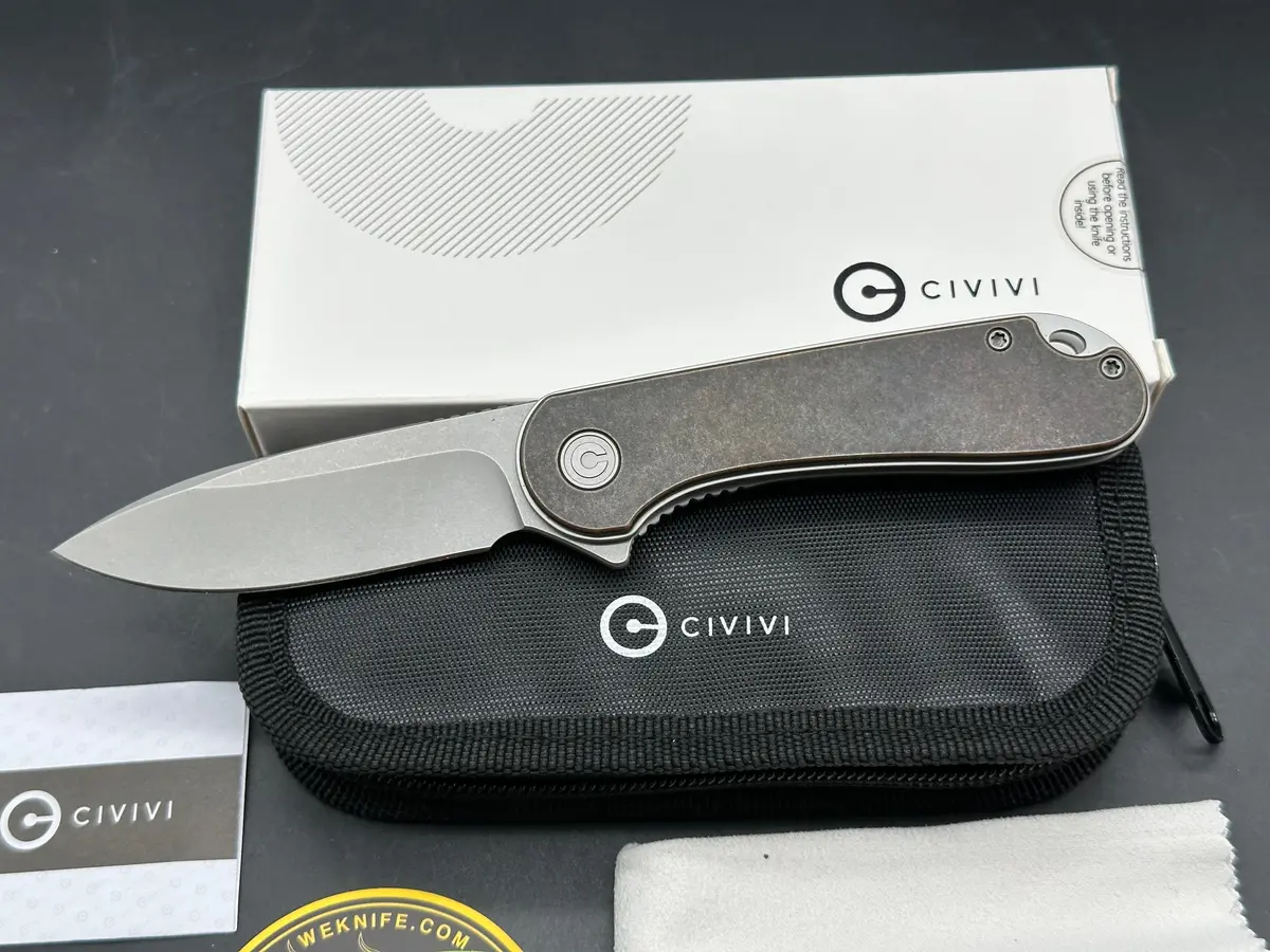 Civivi Elementum Liner Lock Knife Copper (2.9" Stonewash) 1