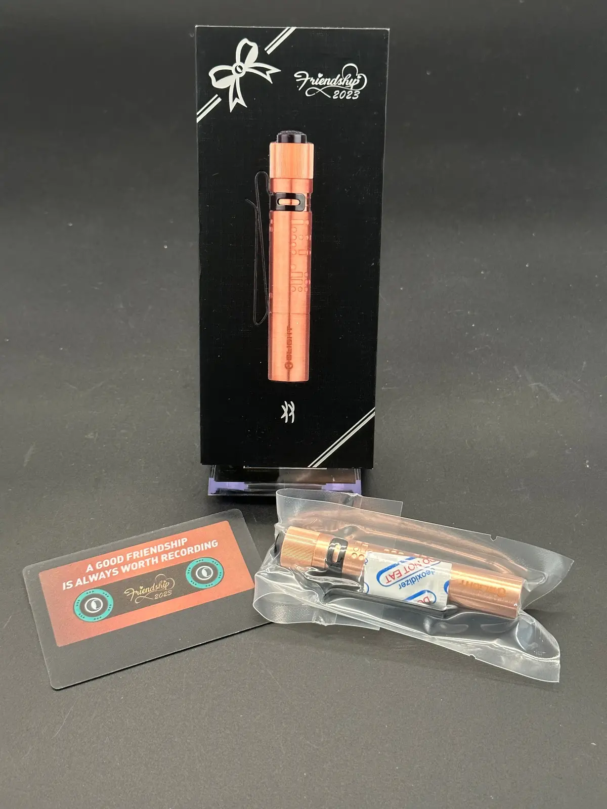 Olight Friendship I3t Copper Flashlight 1
