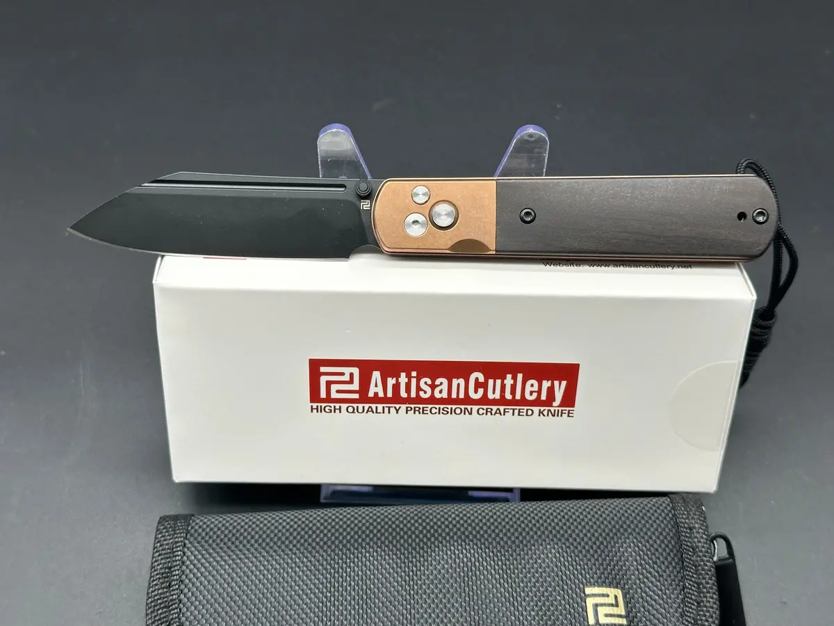 Artisan Cutlery Holm 1875P Ar-Rpm9 Steel Blade Ebony Wood Handle 1