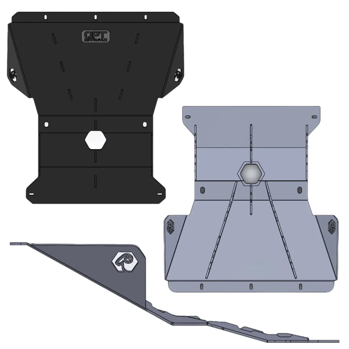 96-02 4Runner, 95-04 Tacoma Opt Offroad High Clearance Hd Skid Plate 1