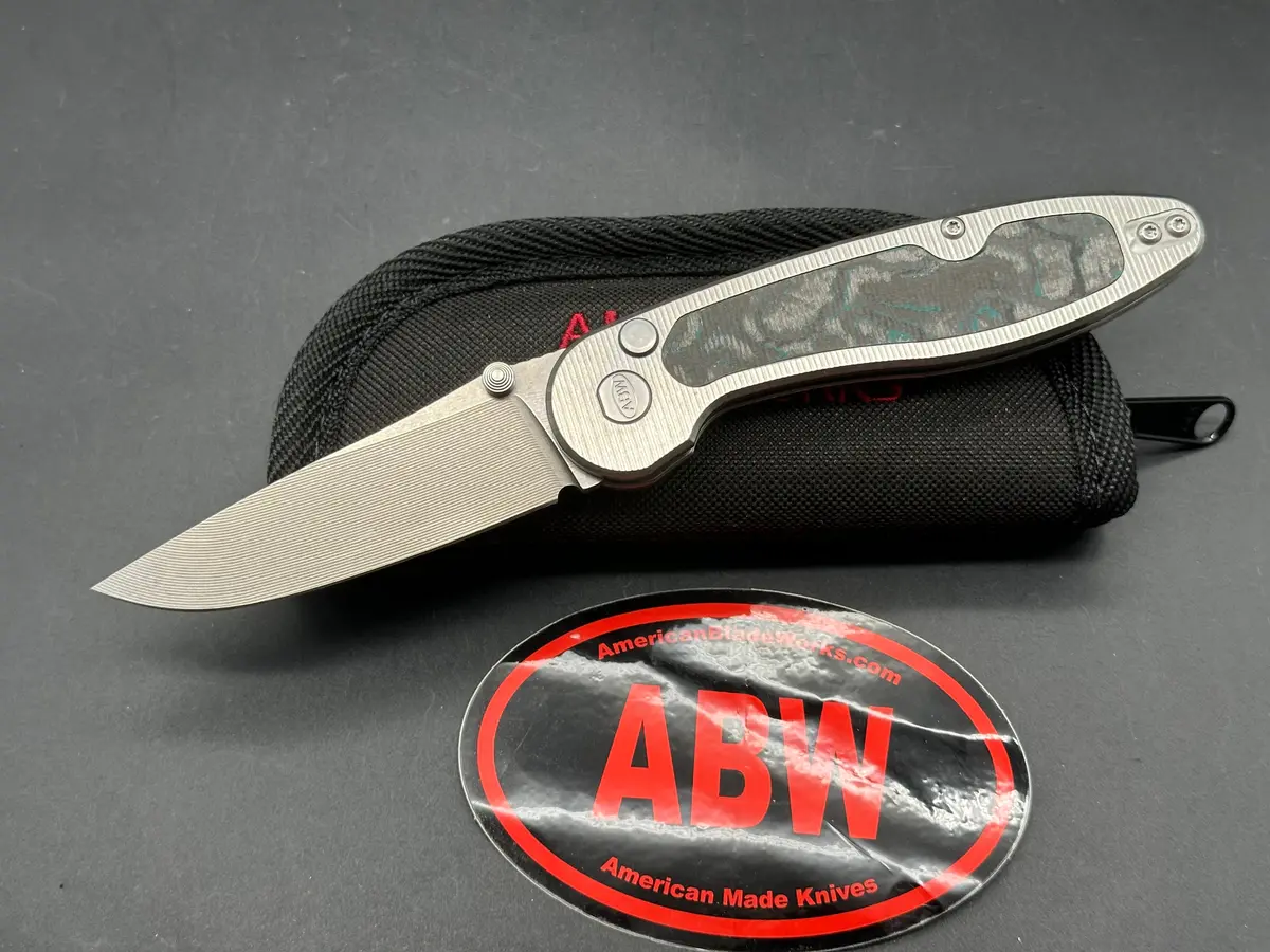 American Blade Works  Model 1 Button Lock 1