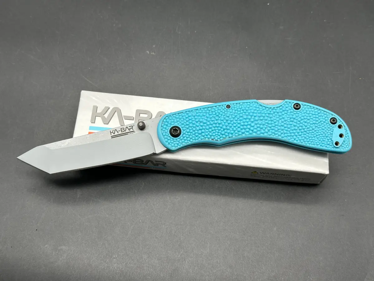 Ka-Bar Ussf Space Force Corser Folder Tanto Knife Blue Gfn (3.5" Gray) 1
