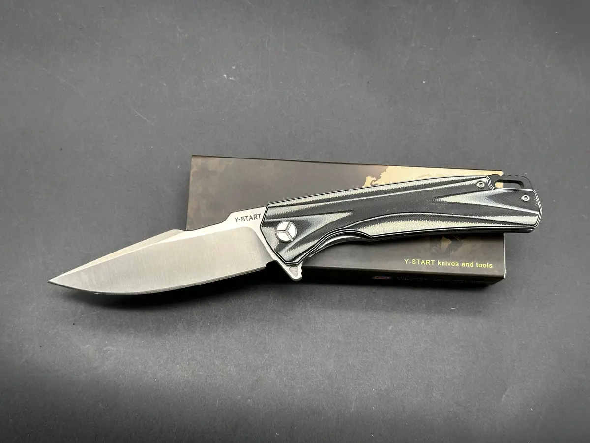 Y-Start Model Lk 502T W/440C Black White G10 1