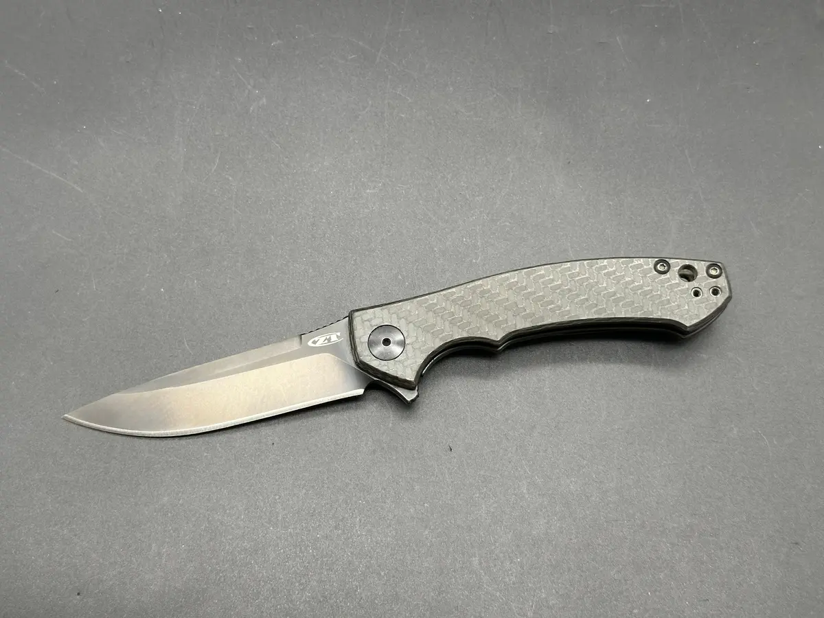 Zero Tolerance Sinkevich 0450Cf Flipper Knife Carbon Fiber (3.25" Black) 1