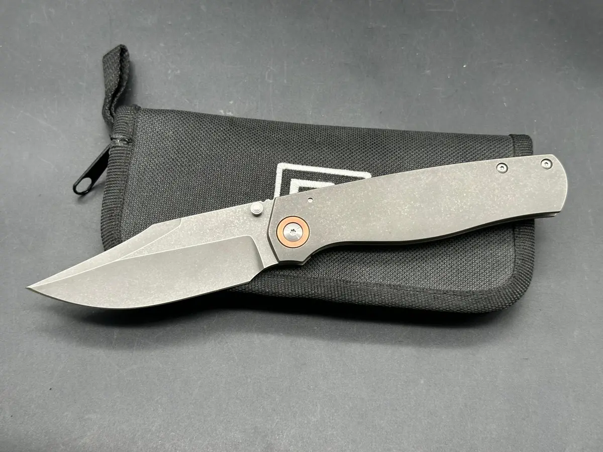 Ray Laconico Albatross Bowie Grind With Copper Pivot Collars 1