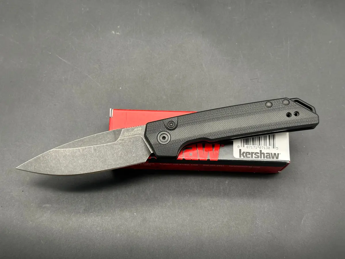 Kershaw Launch Iridium - G10 Magnacut Blade 1
