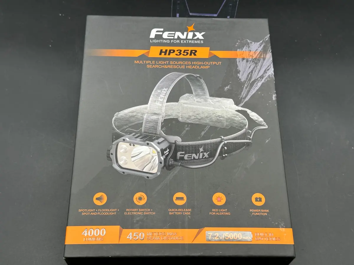 Fenix Hp35r Headlamp 10,000Mah Battery 4000 Lumens 1