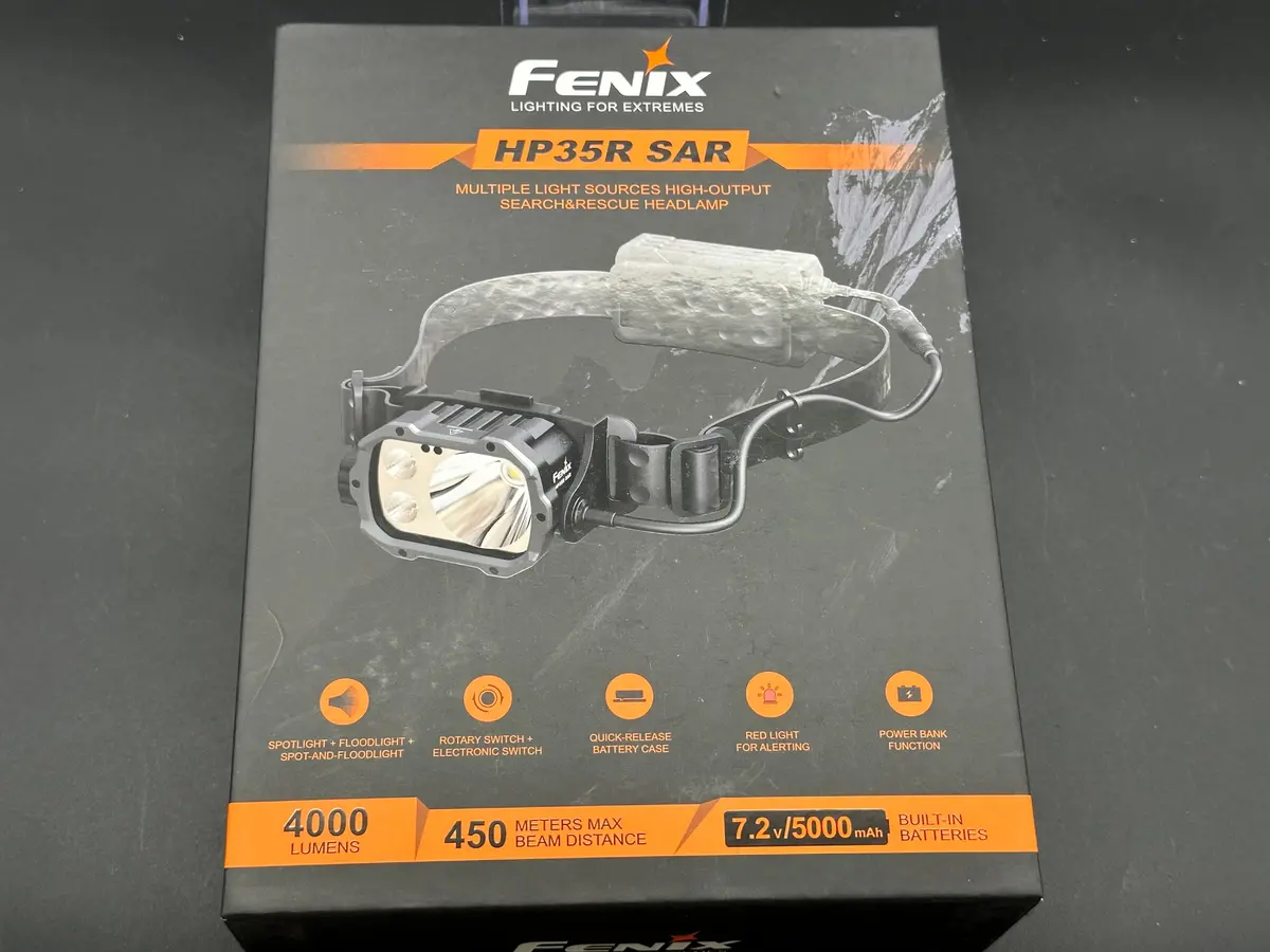 Fenix Hp35r Sar Edition   5000 Mah Battery 4000 Lumens 1