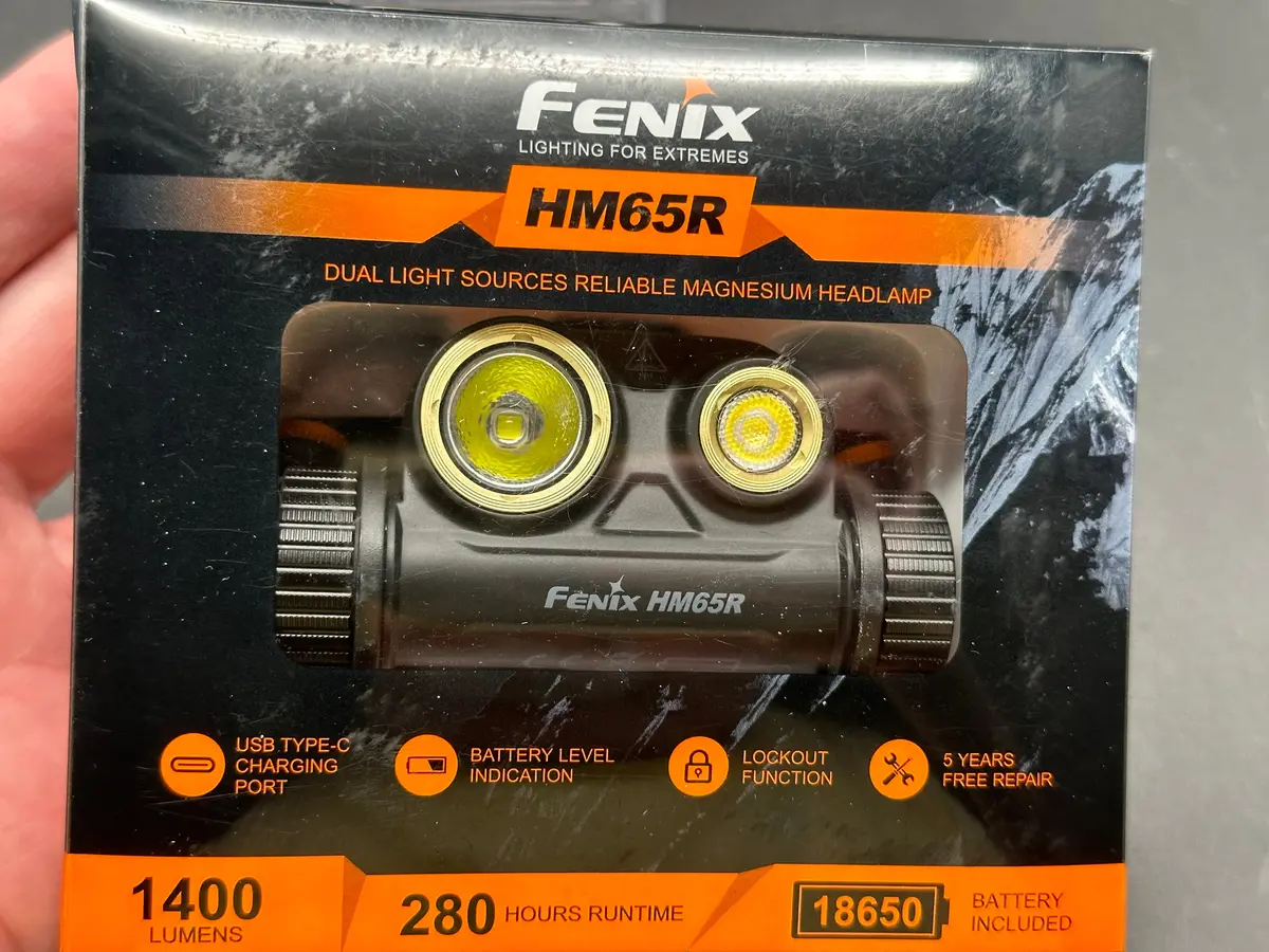 Fenix Hm65r 18650 Battery 1400 Lumens 1