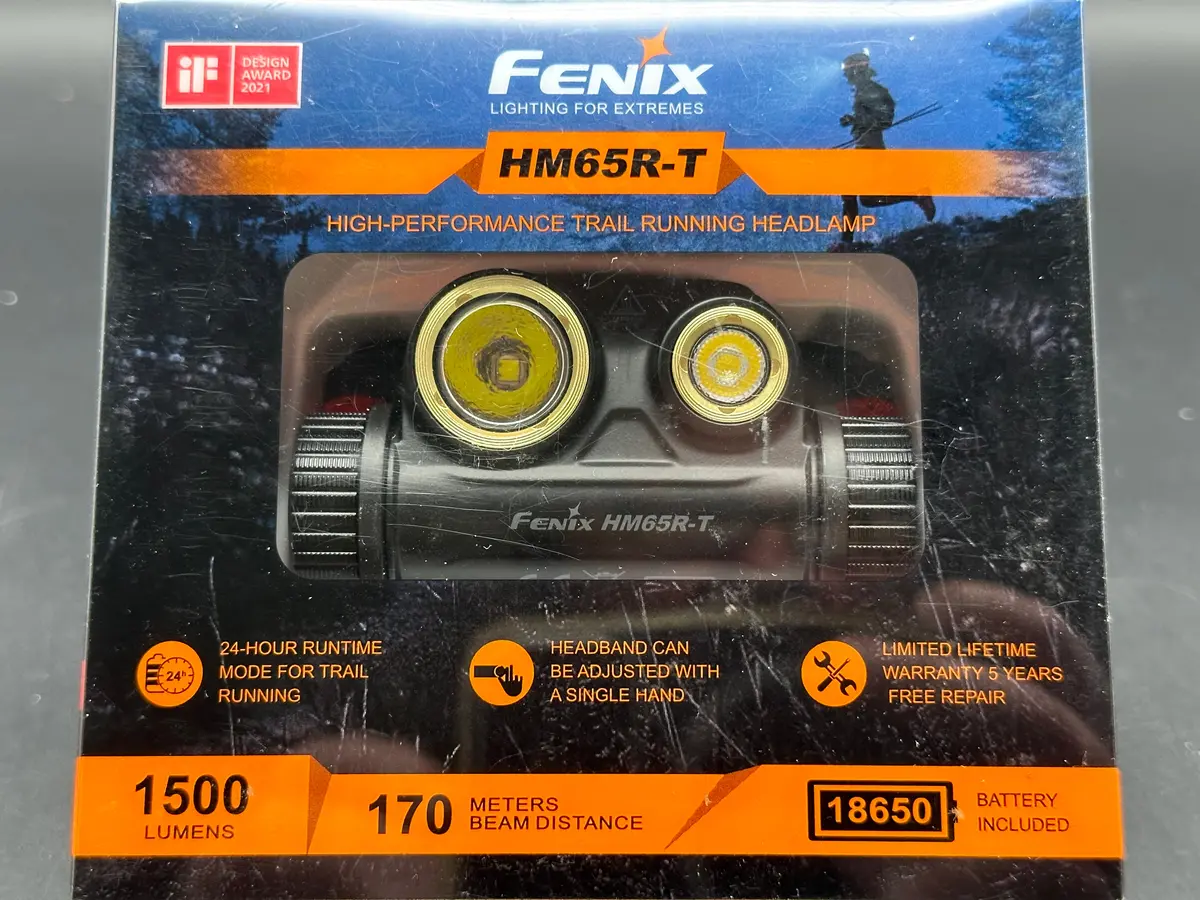 Fenix Hm65r-T 18650 Battery 1600 Lumens 1