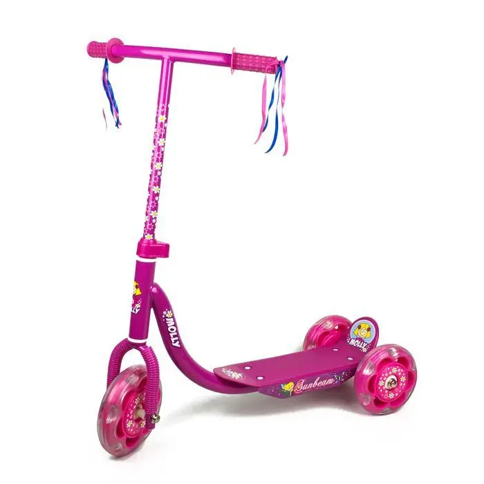 Girls Hot Pink 3 Wheel Scooter 1