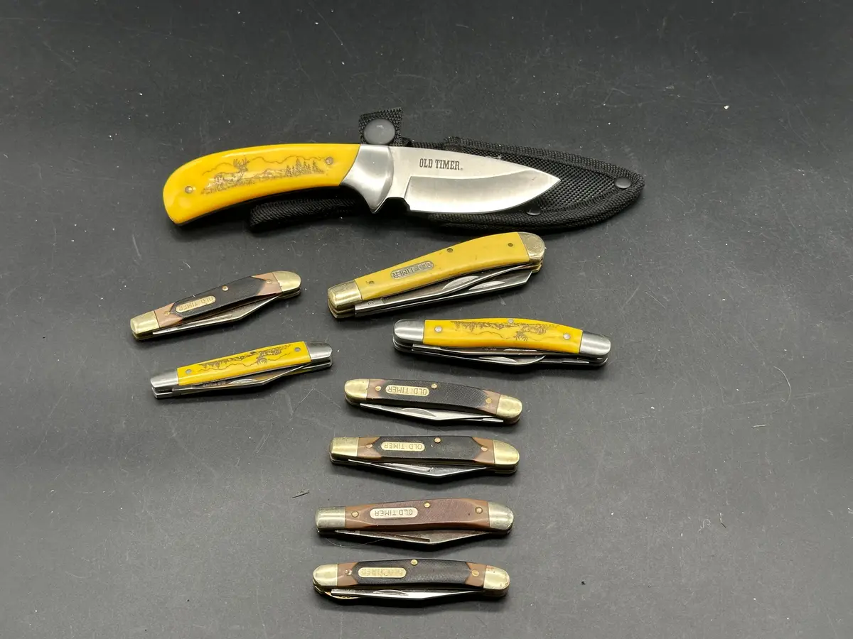 Bundle Of 9 Old Timer Knives 1