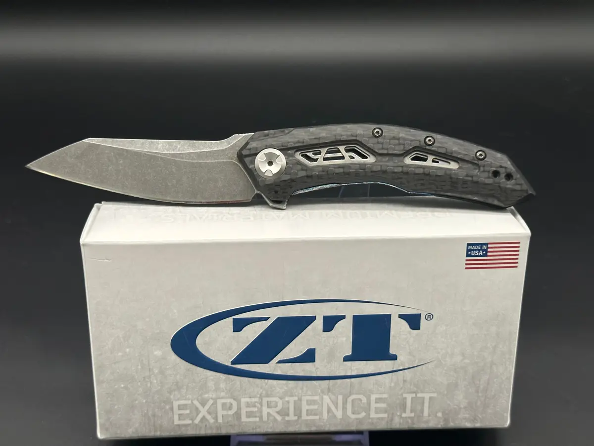 Zt0762 20Cv Acid Wash Blade Anodized Clip Unused 1